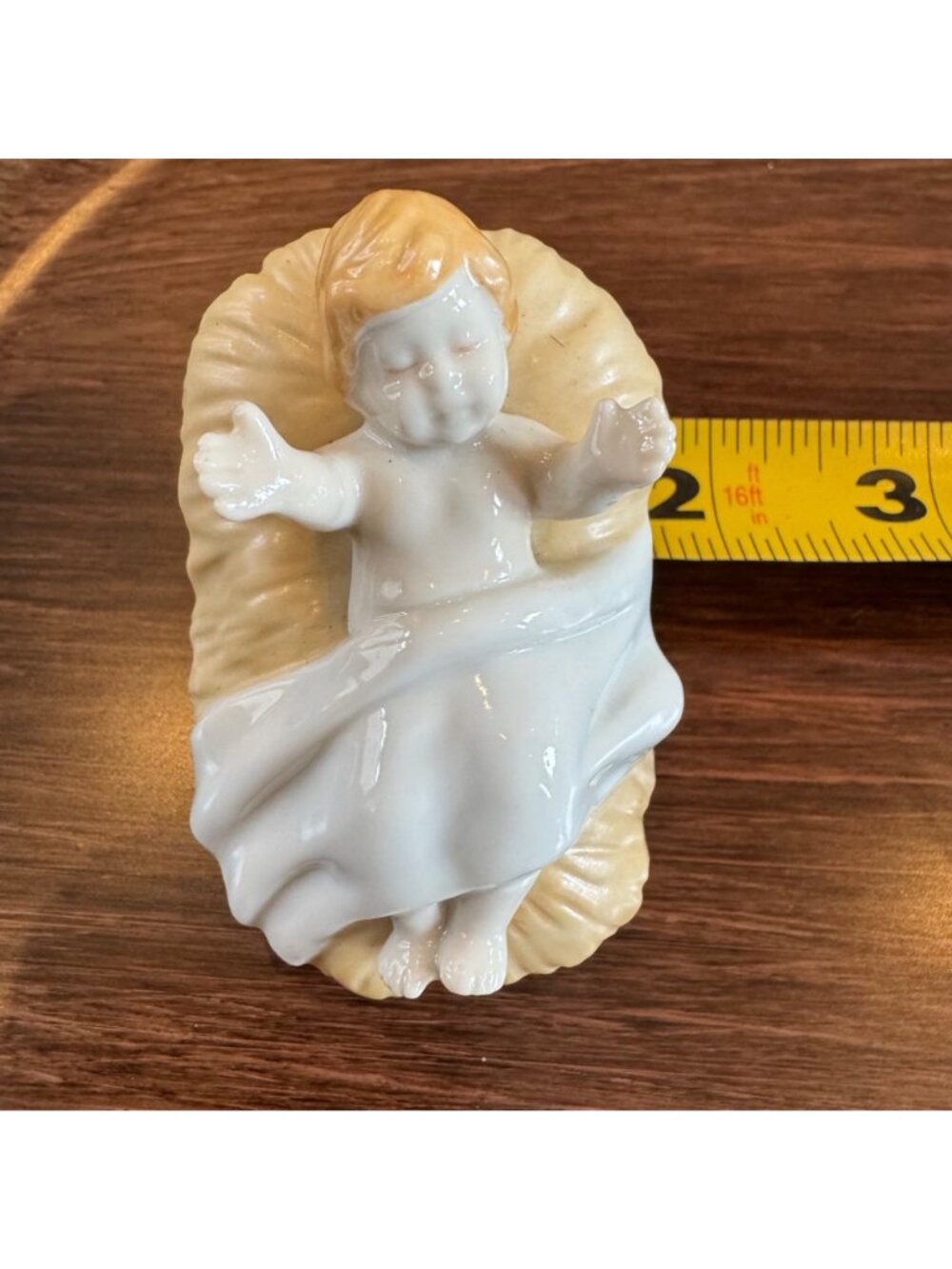 VTG 1992 Avon Nativity Baby Jesus Replacement Figurine By OBrien Hand Painted - Picture 9 of 10
